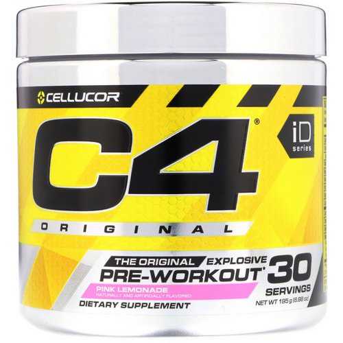 Cellucor, C4 Original, Explosive Pre-Workout, Pink Lemonade, 6.88 oz (195 g) Review