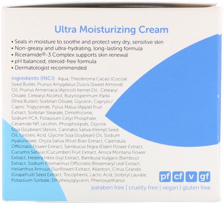 Lotion, Bad: Ceramedx, Ultra Moisturizing Cream, Fragrance-Free, 6 oz (170 g)