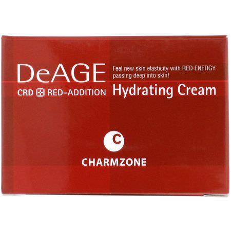 K-Beauty Moisturizers, Creams, Face Moisturizers, Beauty: Charmzone, DeAge, Red-Addition, Hydrating Cream, 50 ml