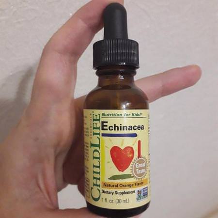 ChildLife, Essentials, Echinacea, Natural Orange Flavor, 1 fl oz (29.6 ml)