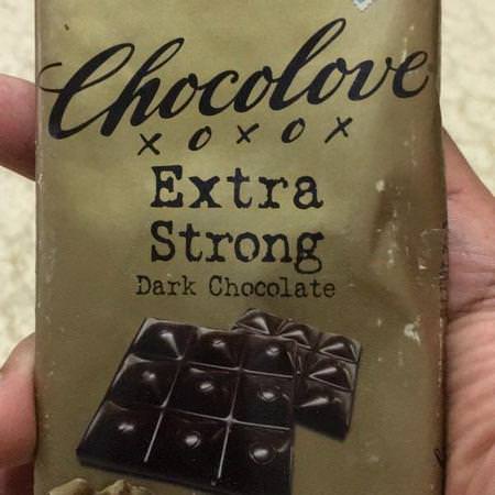 Chocolove, Extra Strong Dark Chocolate, 3.2 oz (90 g)