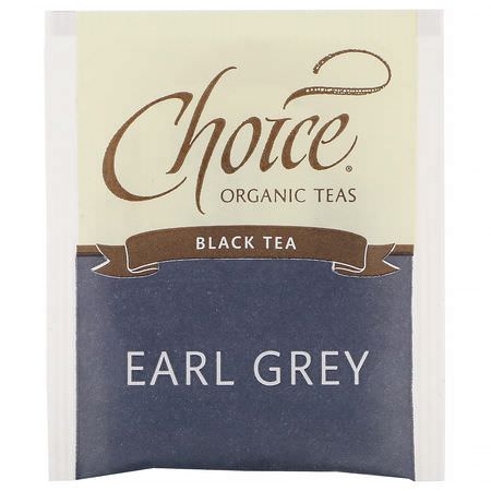 Choice Organic Teas Earl Grey Tea Black Tea - Black Tea, Earl Grey Tea