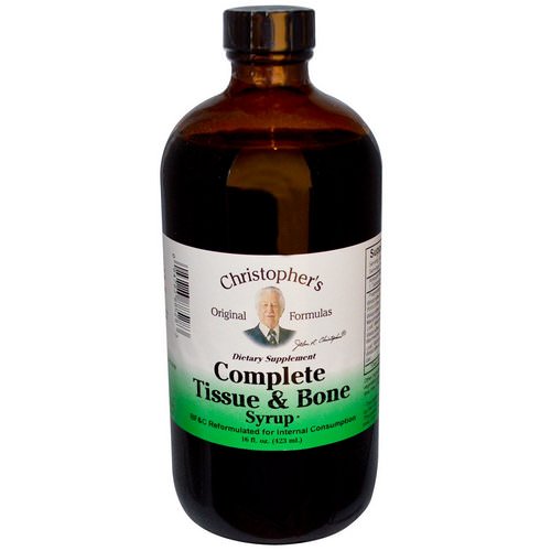 Christopher's Original Formulas, Complete Tissue & Bone Syrup, 16 fl oz (423 ml) Review