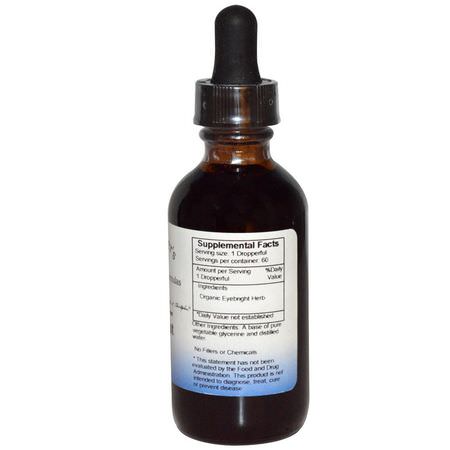 Eyebright, Homeopathy, Örter: Christopher's Original Formulas, Eyebright Herb Extract, 2 fl oz (59 ml)