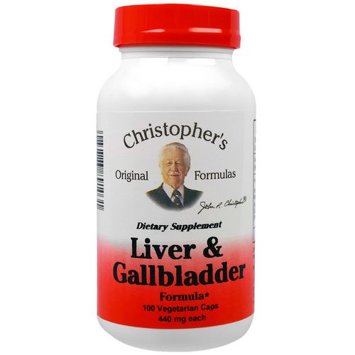 Christopher's Original Formulas, Liver & Gallbladder Formula, 440 mg, 100 Veggie Caps Review