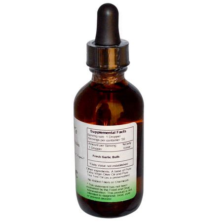 Vitlök, Homeopati, Örter: Christopher's Original Formulas, Oil of Garlic Extract, 2 fl oz (59 ml)