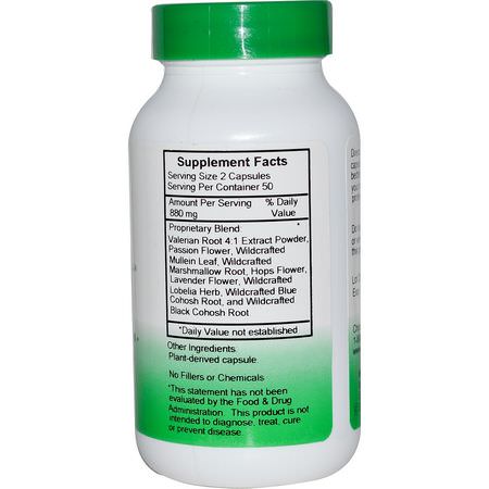 Sömn, Kosttillskott, Växtbaserade, Homeopati: Christopher's Original Formulas, Slumber, 440 mg, 100 Veggie Caps