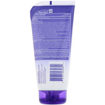 Rengöringsmedel, Ansikts Tvätt, Skrubba, Ton: Clean & Clear, Continuous Control Acne Cleanser, Daily Formula, 5 oz (142 g)