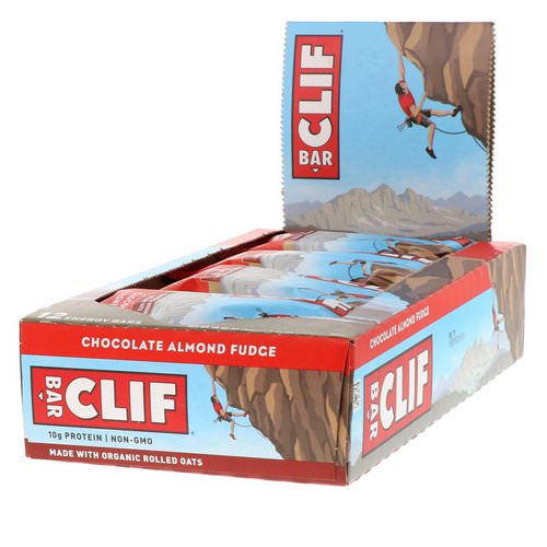 Clif Bar, Energy Bar, Chocolate Almond Fudge, 12 Bars, 2.40 oz (68 g) Each Review