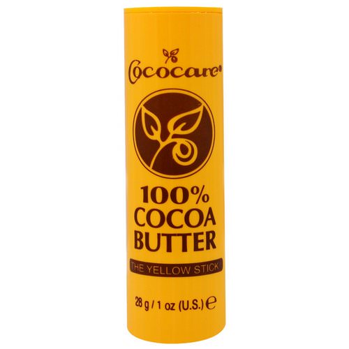 Cococare, 100% Cocoa Butter, The Yellow Stick, 1 oz (28 g) Review