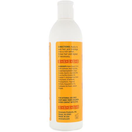 Schampo, Hårvård, Bad: Cococare, Africare, Shea Butter Moisturizing Shampoo, 12 fl oz (354 ml)