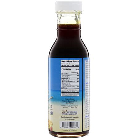 Kokosnötsocker, Sötningsmedel, Honung: Coconut Secret, Traditional Coconut Nectar, Low Glycemic Sweetener, 12 fl oz (355 ml)