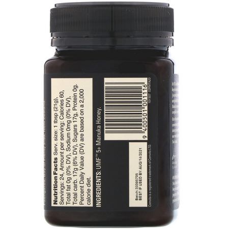 Manuka Honung, Biprodukter, Kosttillskott: Comvita, Manuka Honey, UMF 5+, 17.6 oz (500 g)