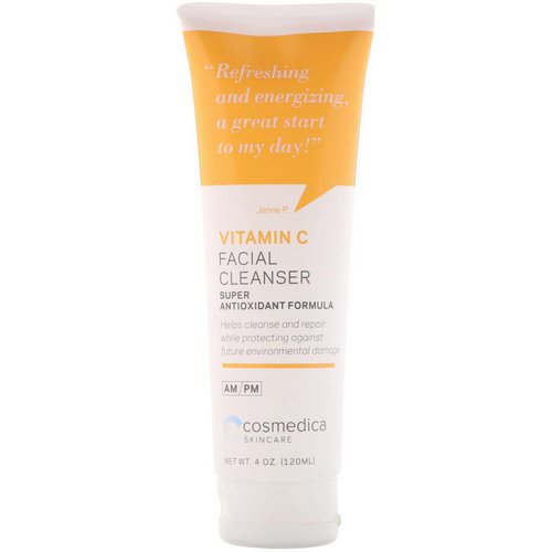 Cosmedica Skincare, Vitamin C Facial Cleanser, Super Antioxidant Formula, 4 oz (120 ml) Review