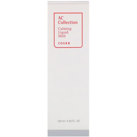 K-Beauty Cleanse, Scrub, Tone, Cleanse: Cosrx, AC Collection, Calming Liquid Mild, 4.22 fl oz (125 ml)
