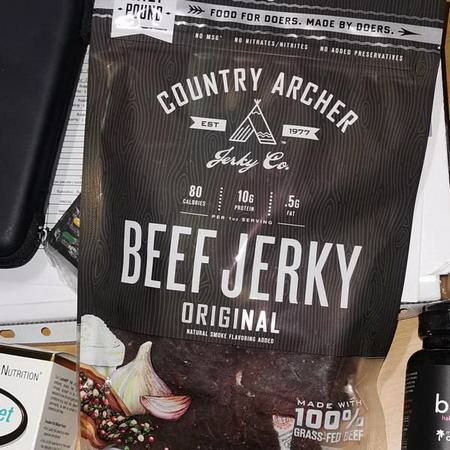 Country Archer Jerky Kött Snacks, Jerky, Snacks
