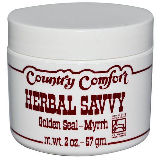 Country Comfort, Herbal Savvy, Golden Seal-Myrrh, 2 oz (57 g) Review
