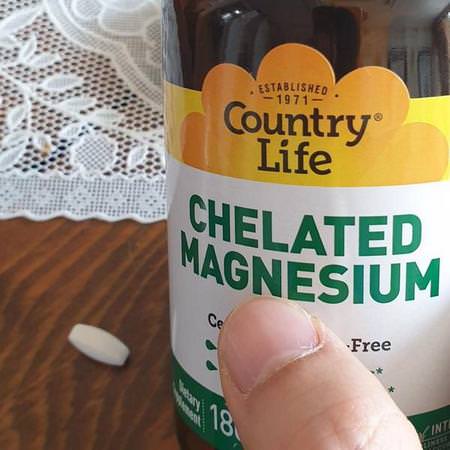 Country Life Magnesium - Magnesium, Mineraler, Kosttillskott