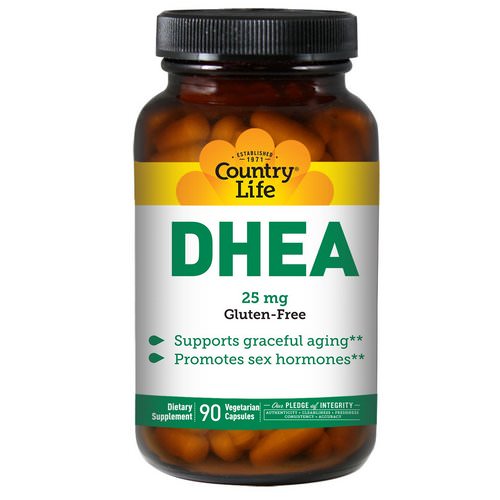 Country Life, DHEA, 25 mg, 90 Vegetarian Capsules Review