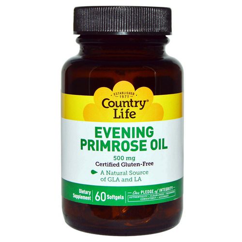 Country Life, Evening Primrose Oil, 500 mg, 60 Softgels Review