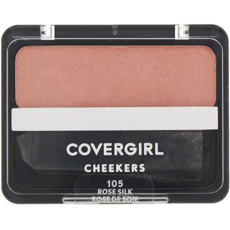 Blush, Face, Makeup: Covergirl, Cheekers, Blush, 105 Rose Silk, .12 oz (3 g)