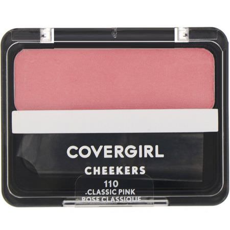 Blush, Face, Makeup: Covergirl, Cheekers, Blush, 110 Classic Pink, .12 oz (3 g)