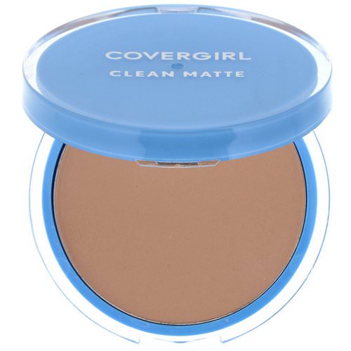 Covergirl, Clean Matte, Pressed Powder, 535 Medium Light, .35 oz (10 g) Review