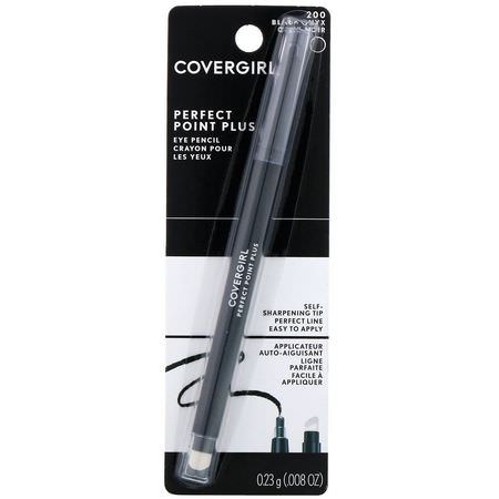 Eyeliner, Eyes, Makeup: Covergirl, Perfect Point Plus, Eye Pencil, 200 Black Onyx, .008 oz (0.23 g)