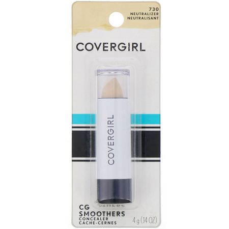 Concealer, Face, Makeup: Covergirl, Smoothers, Concealer, 730 Neutralizer, .14 oz (4 g)