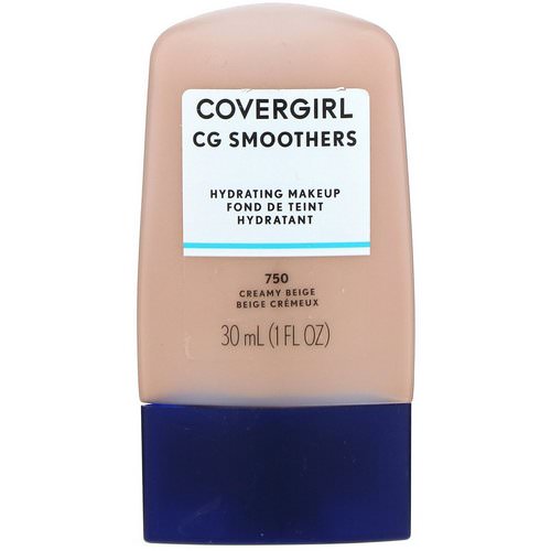 Covergirl, Smoothers, Hydrating Makeup, 750 Creamy Beige, 1 fl oz (30 ml) Review