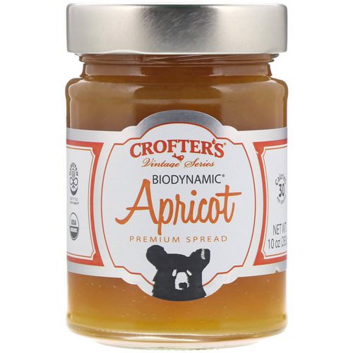 Crofter's Organic, Biodynamic, Premium Spread, Apricot, 10 oz (283 g) Review