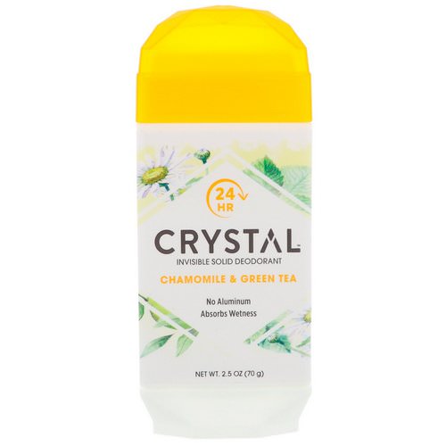 Crystal Body Deodorant, Invisible Solid Deodorant, Chamomile & Green Tea, 2.5 oz (70 g) Review