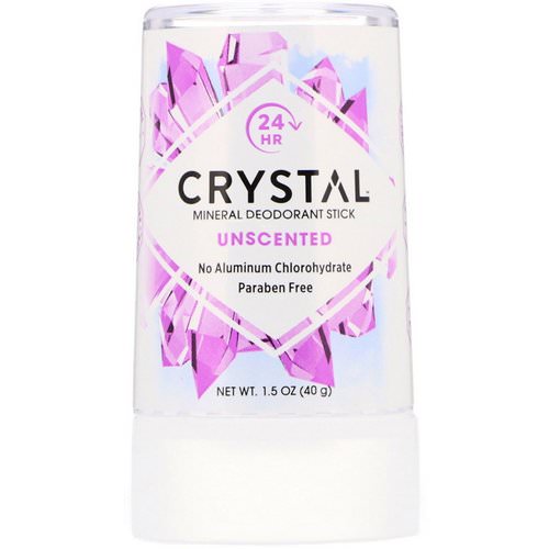 Crystal Body Deodorant, Mineral Deodorant Stick, Unscented, 1.5 oz (40 g) Review