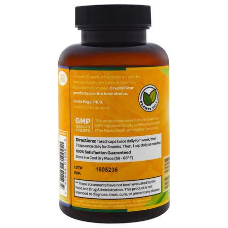 Crystal Star Herbal Formulas Adrenal - Binjurar, Kosttillskott, Växtbaserade, Homeopati