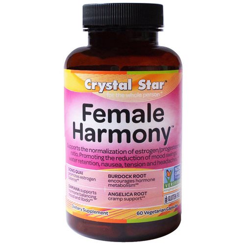 Crystal Star, Female Harmony, 90 Veggie Caps Review