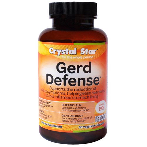 Crystal Star, GERD Defense, 60 Veggie Caps Review