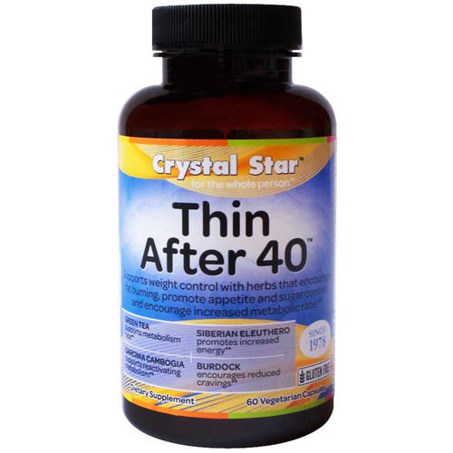 Crystal Star, Thin After 40, 60 Veggie Caps Review