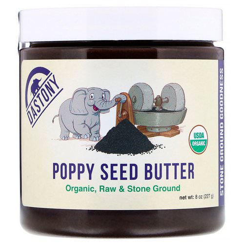 Dastony, Organic Poppy Seed Butter, 8 oz (227 g) Review