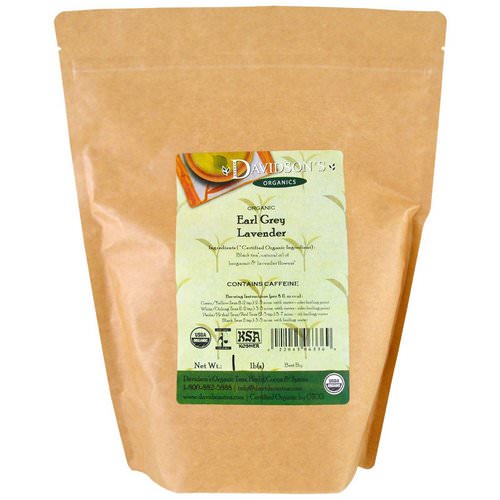 Davidson's Tea, Organic, Earl Grey Lavender Tea, 1 lb Review