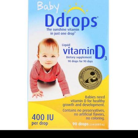 Ddrops Barns Vitamin D, Barns Hälsa, Barn, Baby