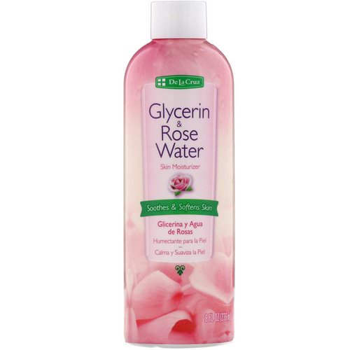 De La Cruz, Glycerin & Rose Water Skin Moisturizer, 8 fl oz (236 ml) Review