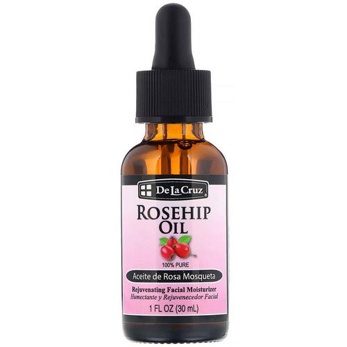 De La Cruz, Rosehip Oil, Rejuvenating Facial Moisturizer, 1 fl oz (30 ml) Review