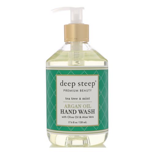 Deep Steep, Argan Oil Hand Wash, Tea Tree & Mint, 17.6 fl oz (520 ml) Review