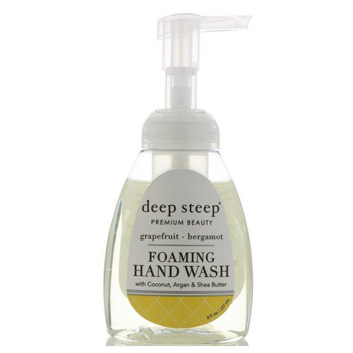Deep Steep, Foaming Hand Wash, Grapefruit-Bergamot, 8 fl oz (237ml) Review