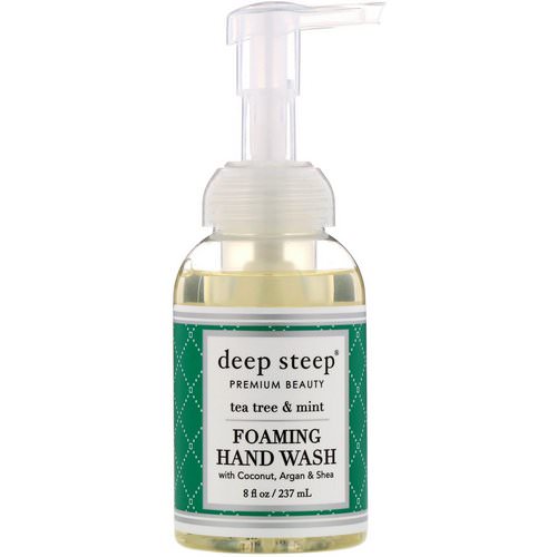 Deep Steep, Foaming Hand Wash, Tea Tree & Mint, 8 fl oz (237 ml) Review