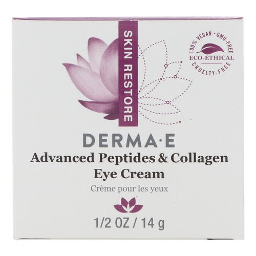 Derma E, Advanced Peptides & Collagen Eye Cream, 1/2 oz (14 g) Review