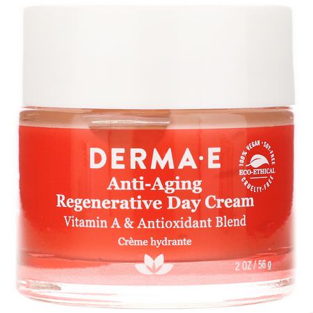 Dagfuktare, Krämer, Ansiktsfuktare, Skönhet: Derma E, Anti-Aging Regenerative Day Cream, 2 oz (56 g)