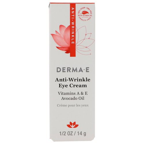 Derma E, Anti-Wrinkle Eye Cream, 1/2 oz (14 g) Review