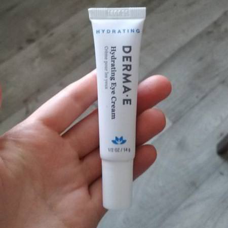 Derma E, Hydrating Eye Cream with Hyaluronic Acid, 1/2 oz (14 g)