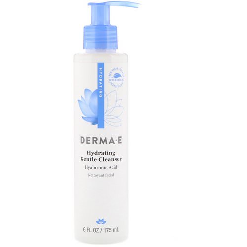 Derma E, Hydrating Gentle Cleanser, Hyaluronic Acid, 6 fl oz (175 ml) Review